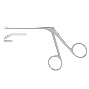 McGee Wire Bending Forceps Bent Downwards Stainless Steel, 8 cm - 3" Jaw Size 6.0 x 0.8 mm